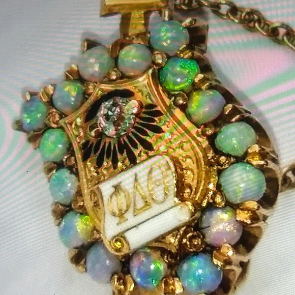 Antique 14k Univ. of Wisconsin 1912 Phi Delta Theta Pin - Picture 4 of 7